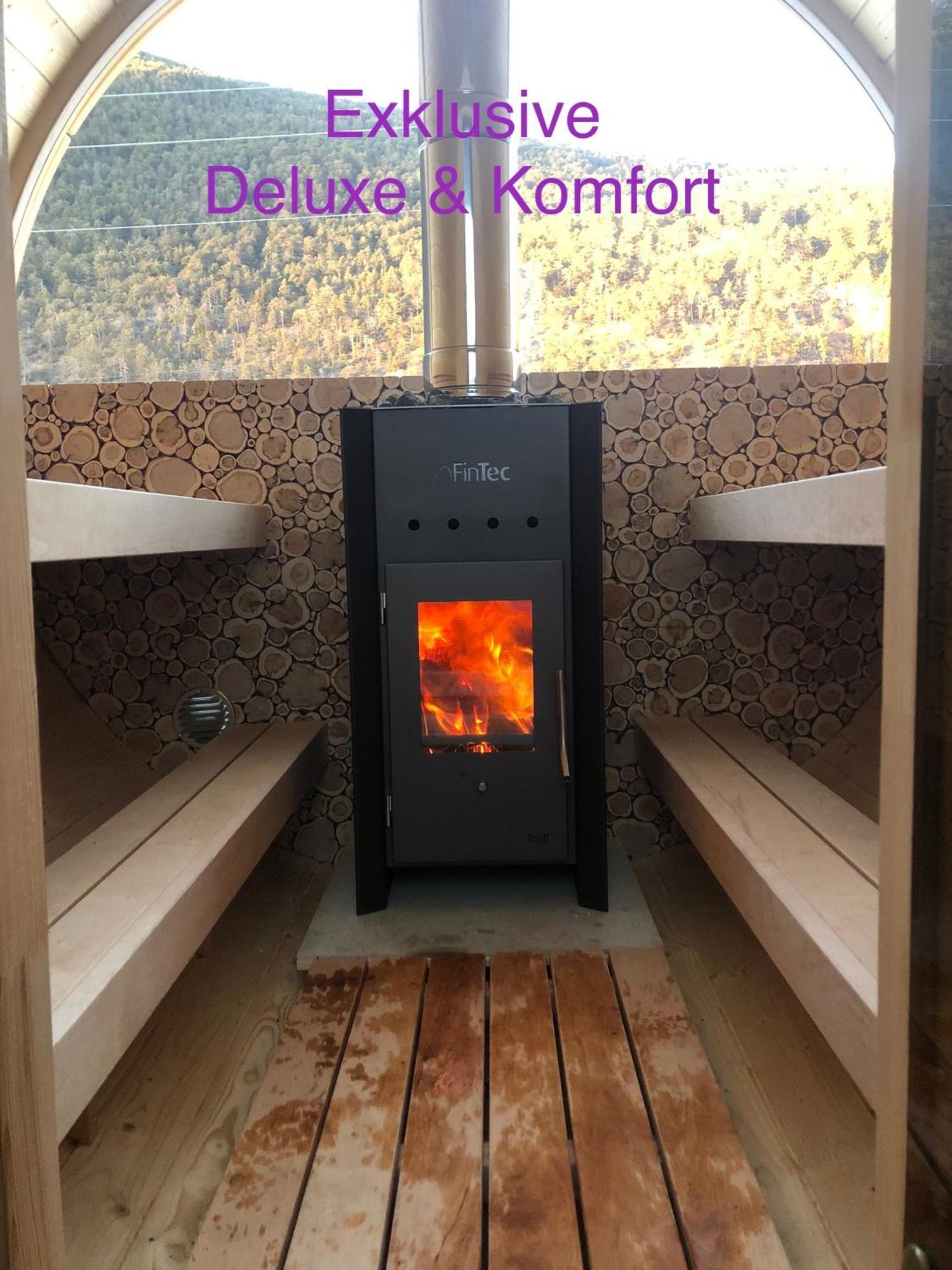 אימסט Deluxefort Fuer 10 Gaeste Mit Eigenem Whirlpool Und Fasssauna מראה חיצוני תמונה